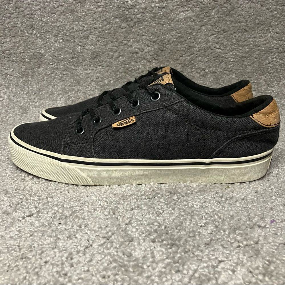 Vans Bishop Gray Cork Low Top Lace Up Casual Sneakers Men’s Size 7 Grunge Skater